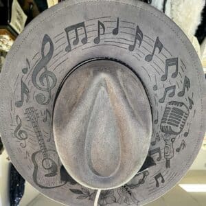Midnight Melody Wide-Brim Hat