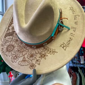 Bloom Blame it All On My Roots Wide-Brim Hat