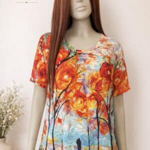 Sunset Stroll Artistic Tee